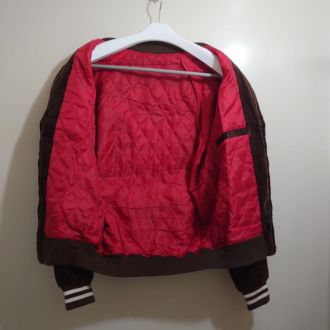 ★美品★hoshihime 別珍スカジャン　日本製　竜　鷲　size LL