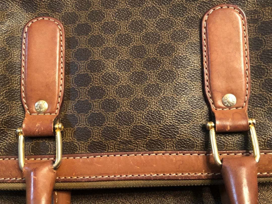 み*る様 OLD CÉLINE バッグ ミニボストン マカダム柄