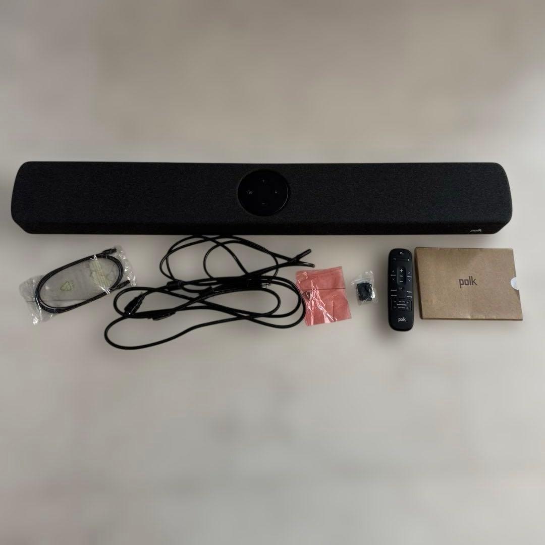 美品 Polk Audio REACT サウンドバー Alexa 搭載
