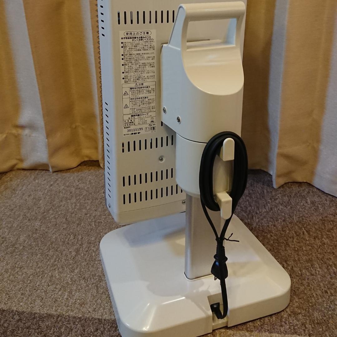 コロナ　赤外線　電気ストーブ　日本製　コアヒート　省エネセンサー搭載)　シルバー