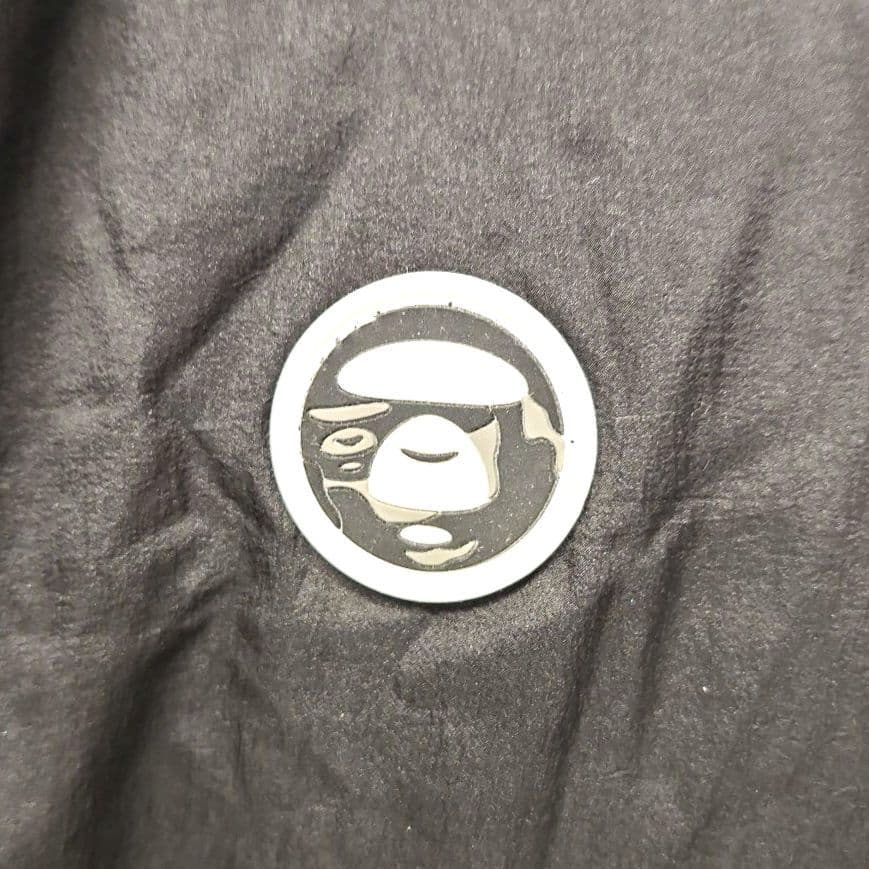 A BATHING APE　アベイシングエイプ　ダウン　アウター　ブラック