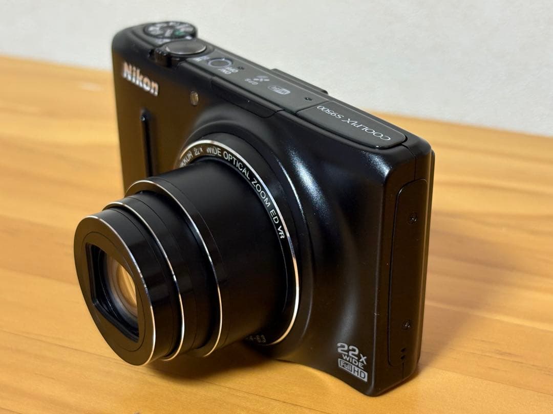 Nikon COOLPIX S9500 黒 光学22倍ズーム オリジナルケース付