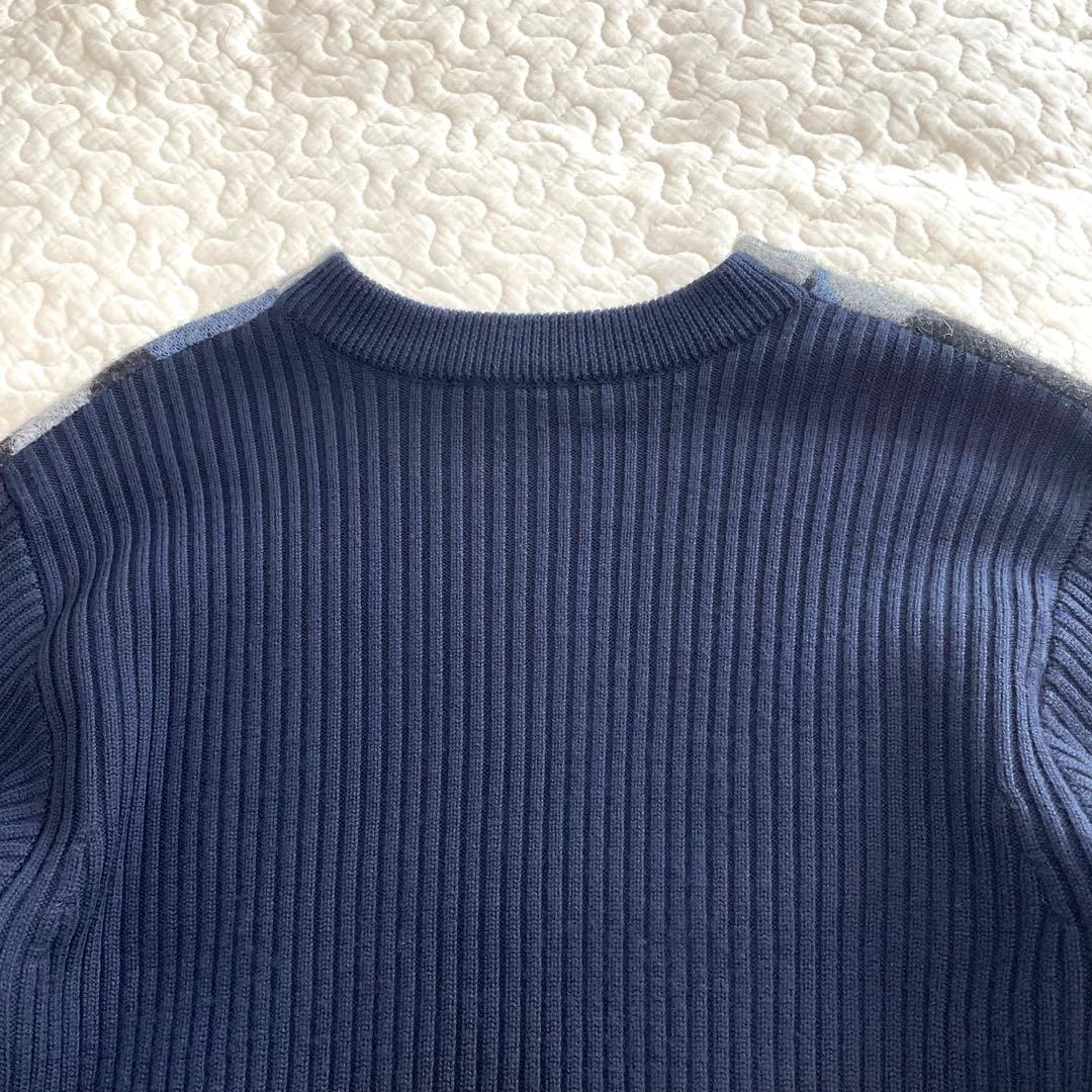 sacai luck レオパードニットセーター　ウール混合　アルパカ混合