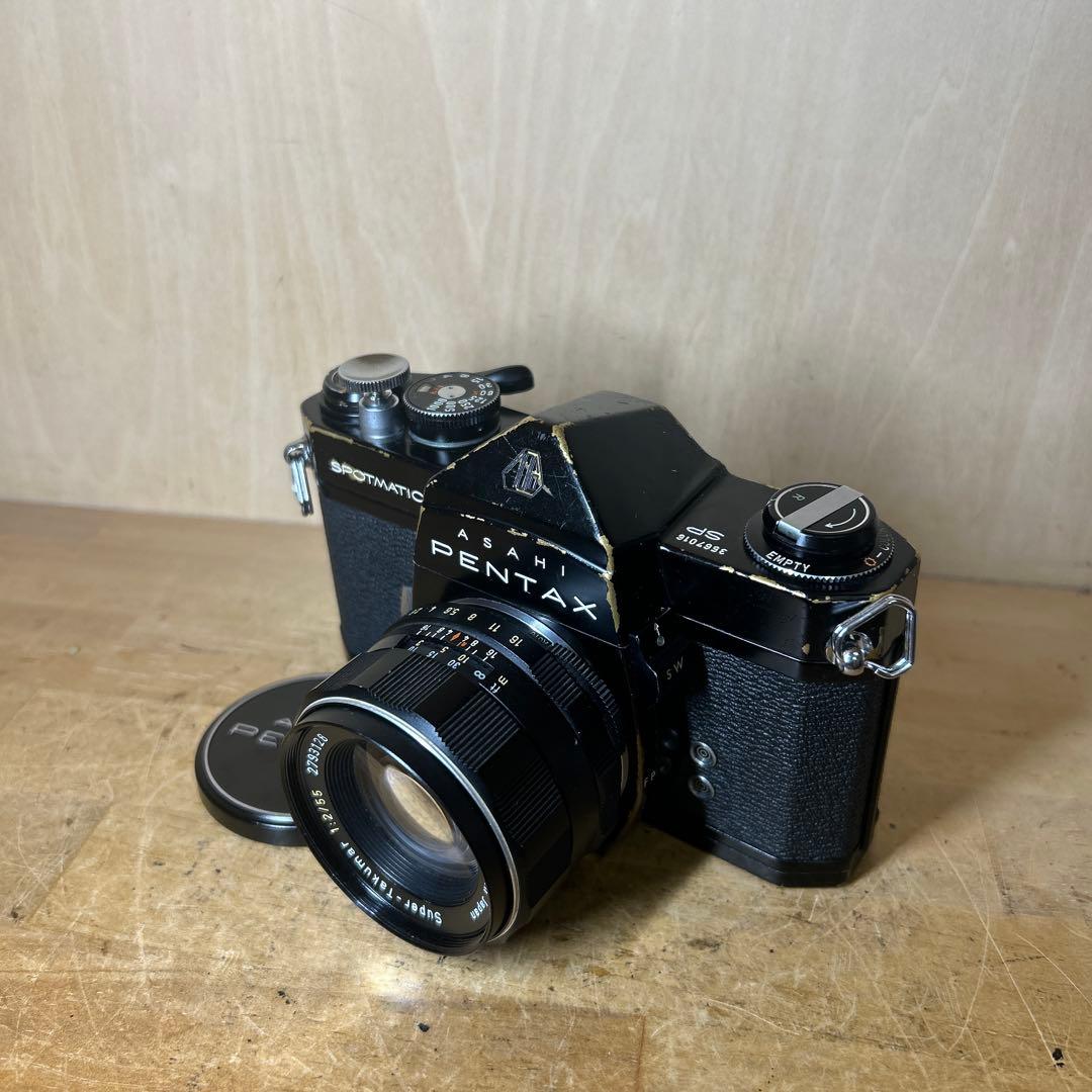 Pentax SP +Super Takumar 55 f2.0 完動品