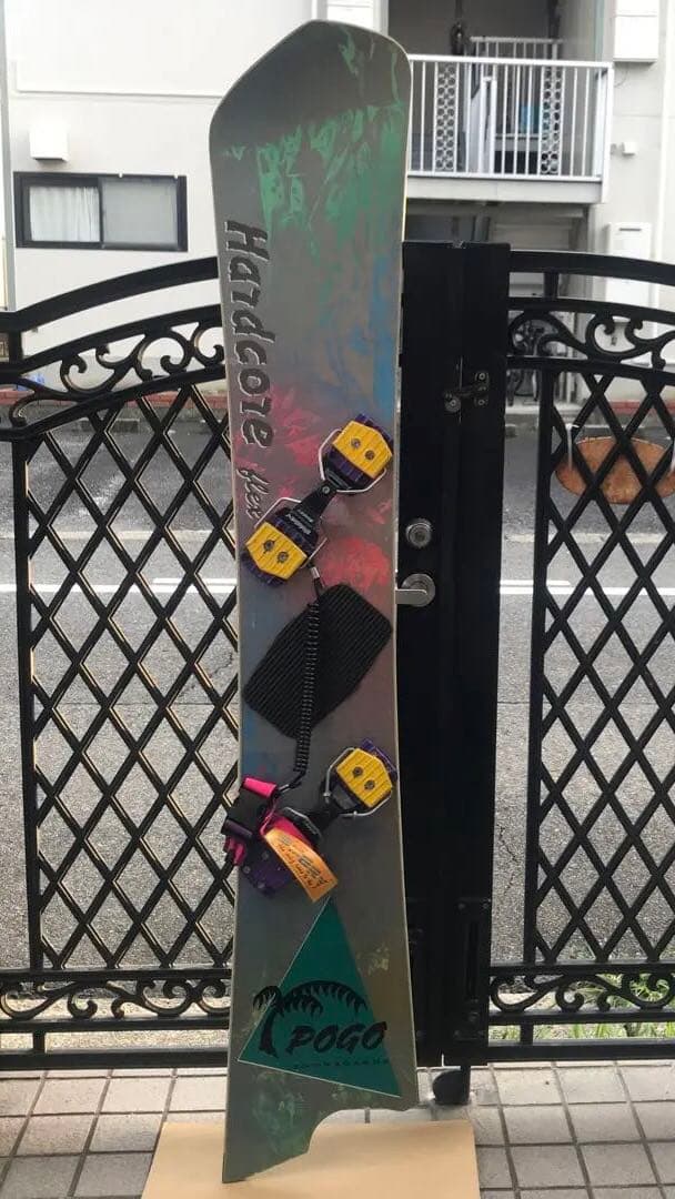 POGO スノーボード　ハードコアフレックスアルペンボード.ビンデング付き