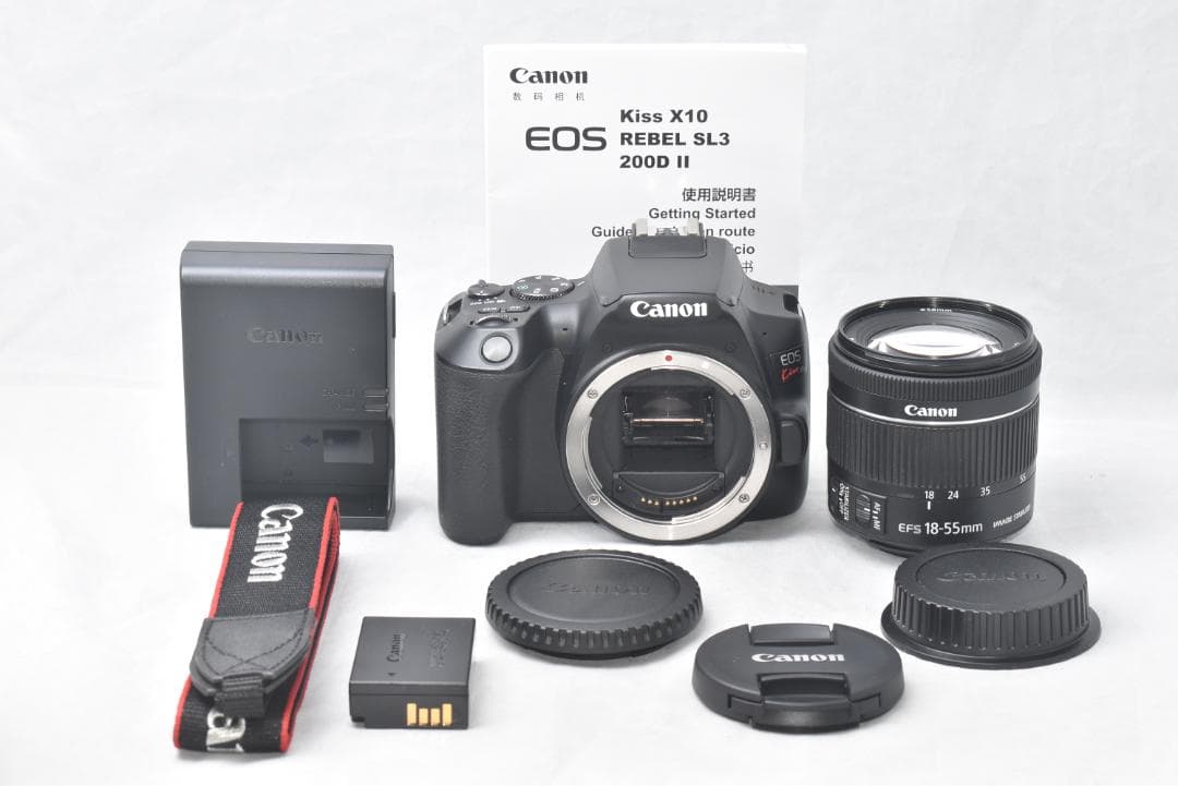 美品 Canon キヤノン EOS Kiss X10 レンズキット
