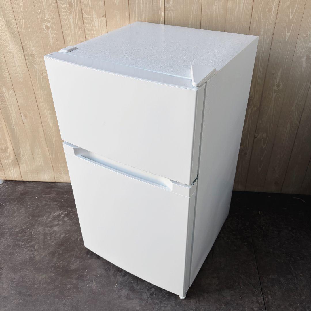 配送設置無料！純正IRISコンパクトホワイト2ドア小柄冷蔵庫！完動品超美品！