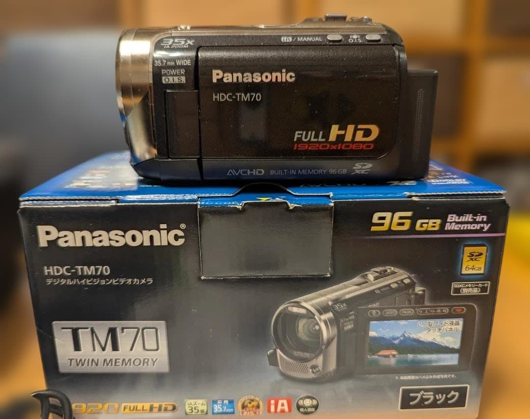 Panasonic パナソニック ビデオカメラ HDC-TM70 美品