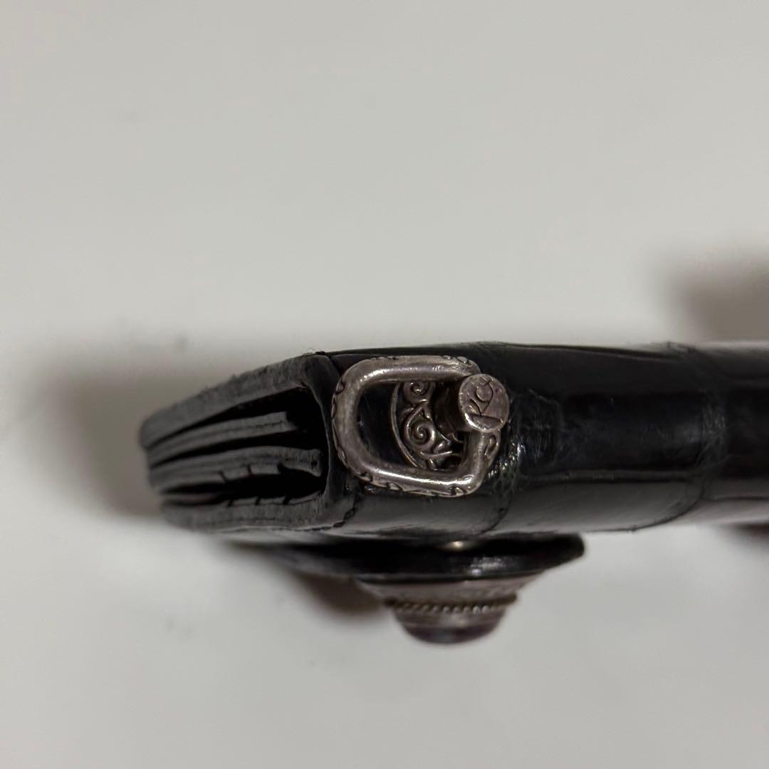 ⭐️極美品⭐️　KC’s　クロコダイル　貴石　長財布　ブラック　ユニセックス