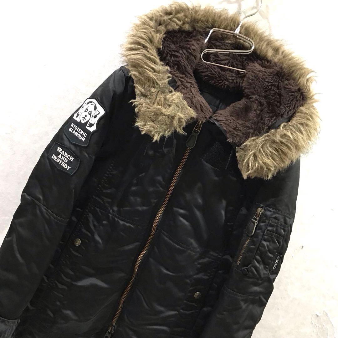 HYSTERIC GLAMOUR N-3B モッズコート ブルゾン 美品 フリー