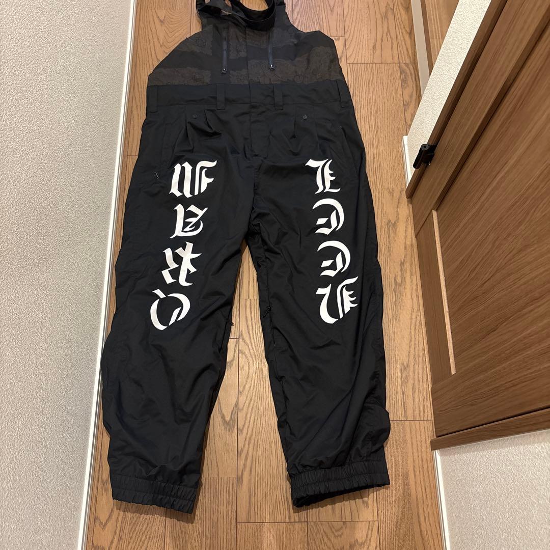 marqleen ビブパンツ　ブラック