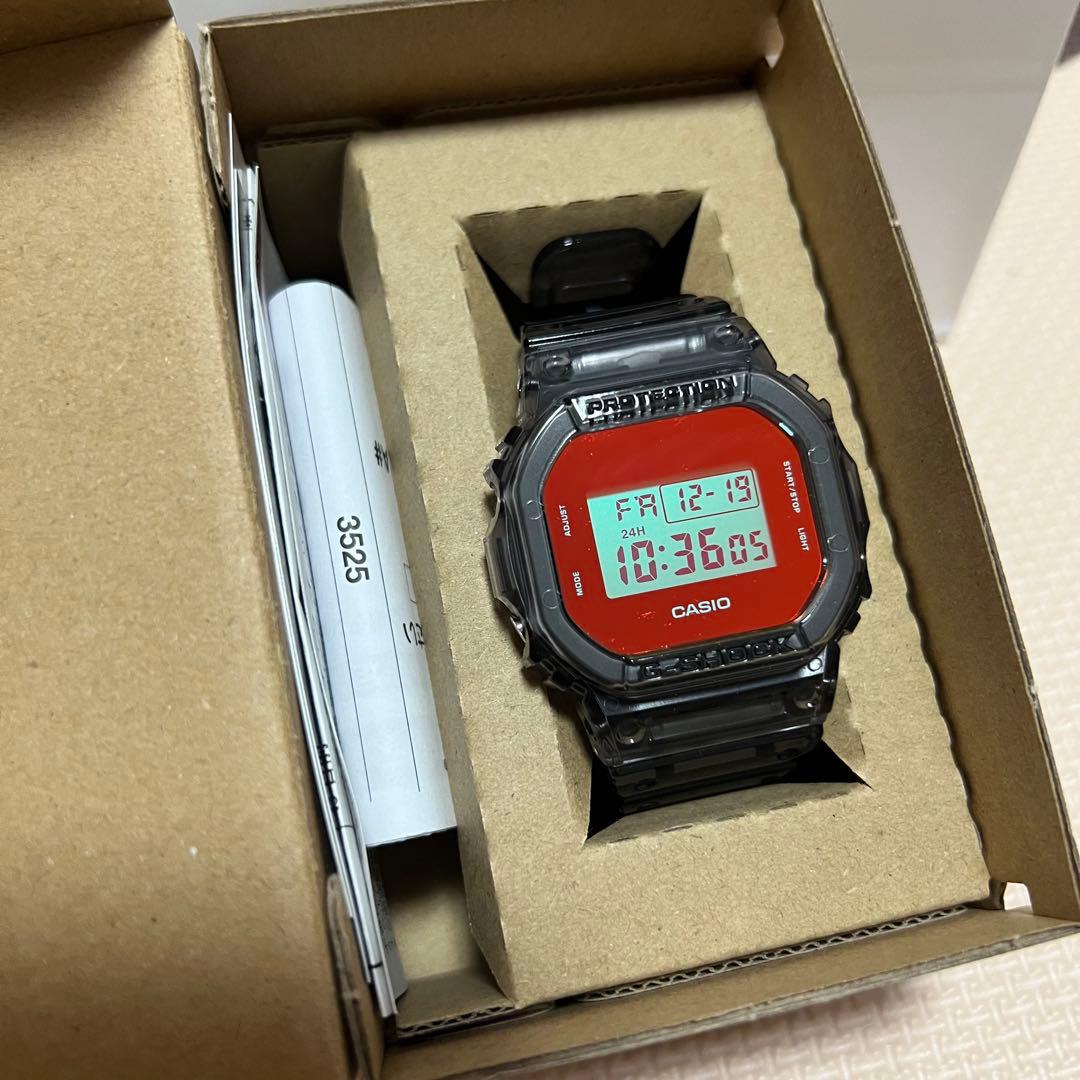 CASIO G-SHOCK DW-5600TLS-8JF グレースケルトン