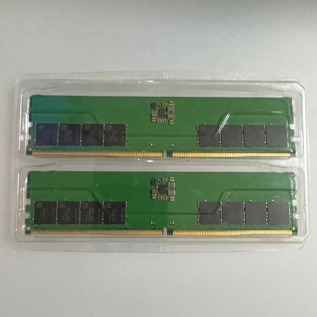 SK Hynix 16GB×2枚 DDR5 4800MHz メモリー