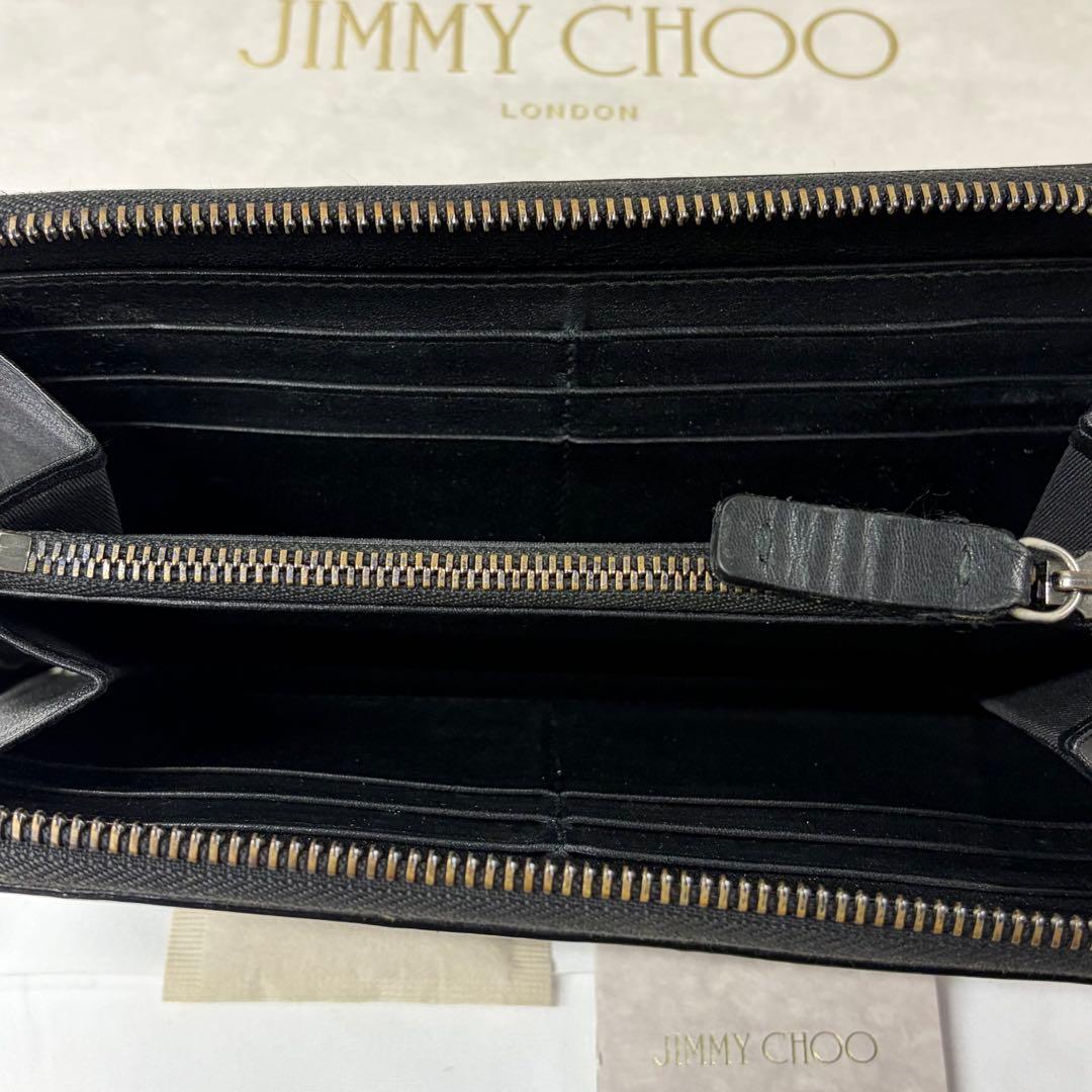 新品同様‼️ ジミーチュウ　財布　長財布　スター　ラウンドファスナー