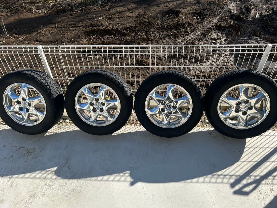 ピースMPV usdm 純正メッキホイル　LW3W