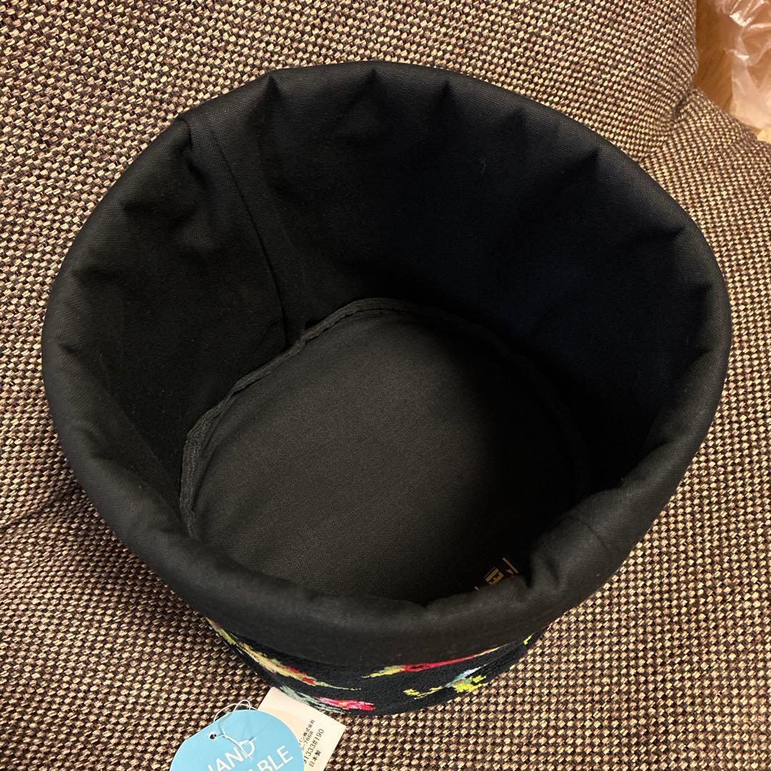 販売終了品　フェイラー　ハイジ　ファブリックバスケット　中　ブラック