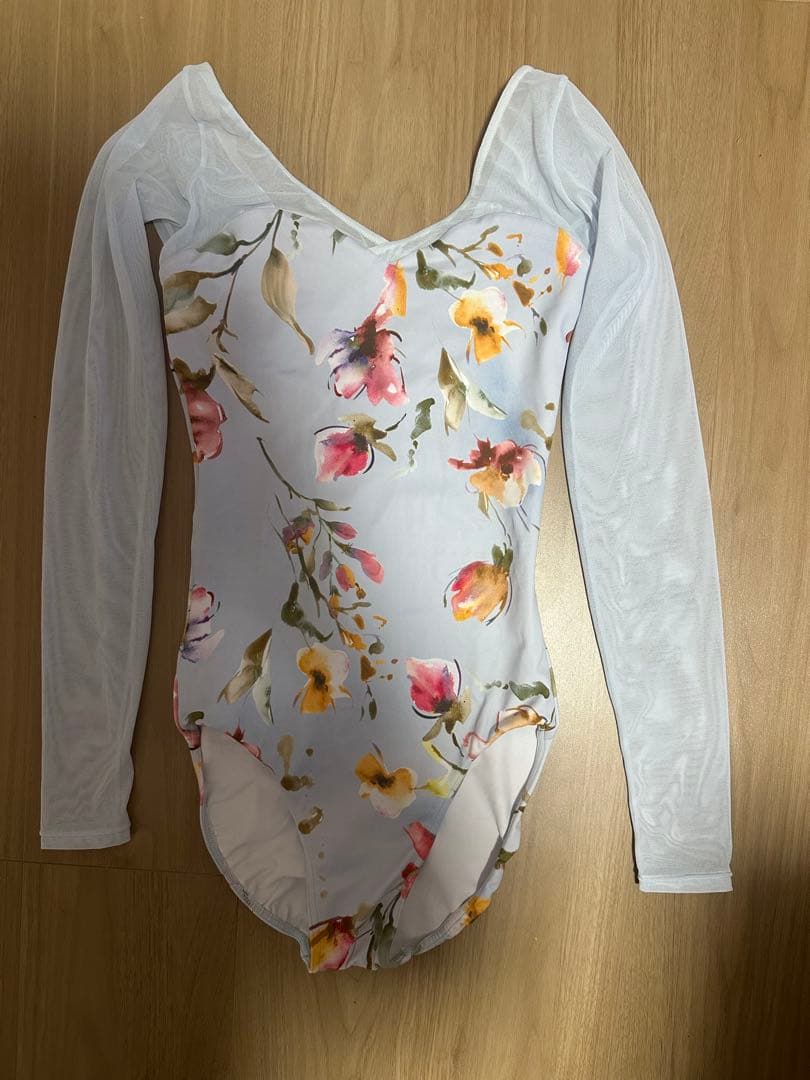 mick☺︎ 　stina レオタード ブルー　Sサイズ