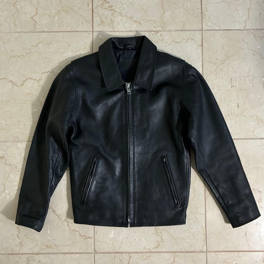短丈 90's OLD レザージャケット ライダース