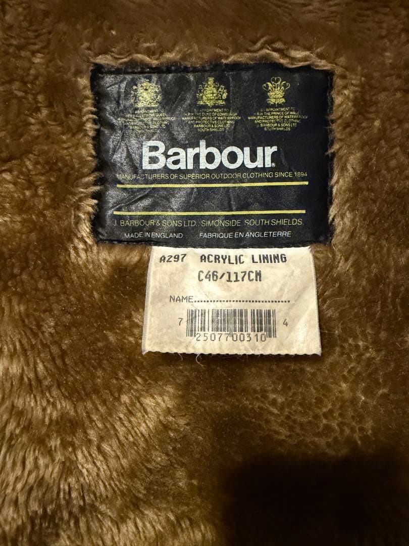Barbour bedale バブアー ビデイル ライナーセット