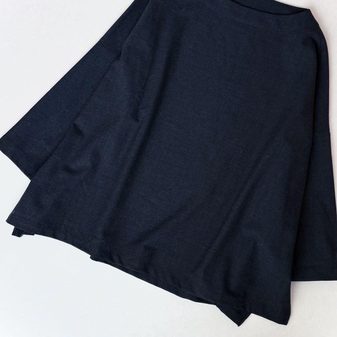 美品　ジャーナルスタンダードラックス　ミドルツイルボートネックブラウス　グレー