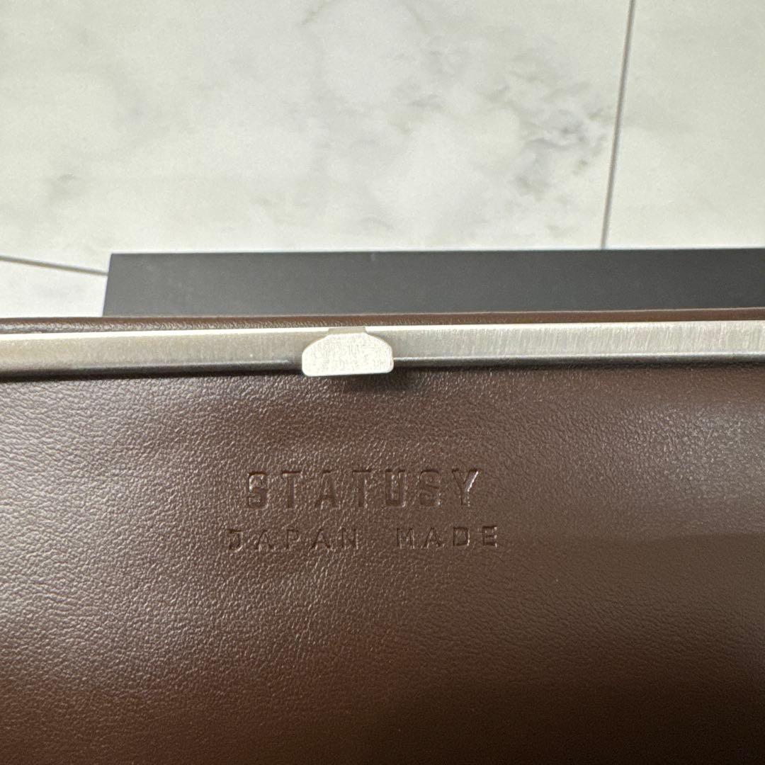ステータシー 長財布 コーヒーレザー STATUSY