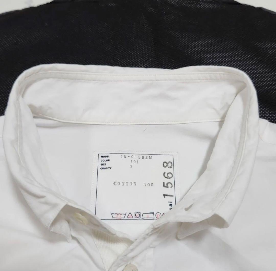 あ*可様 【週末値引】sacai センター刺繍タイプライターシャツ Lサイズ相当