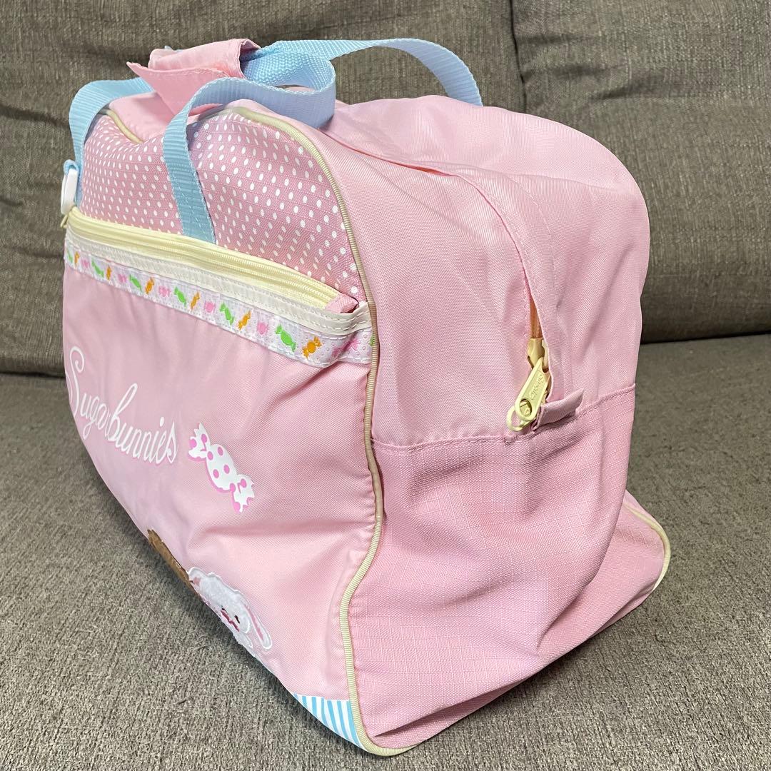 サンリオ　シュガーバニーズ　ボストンバッグ　刺繍　キャンディ キッズファッション