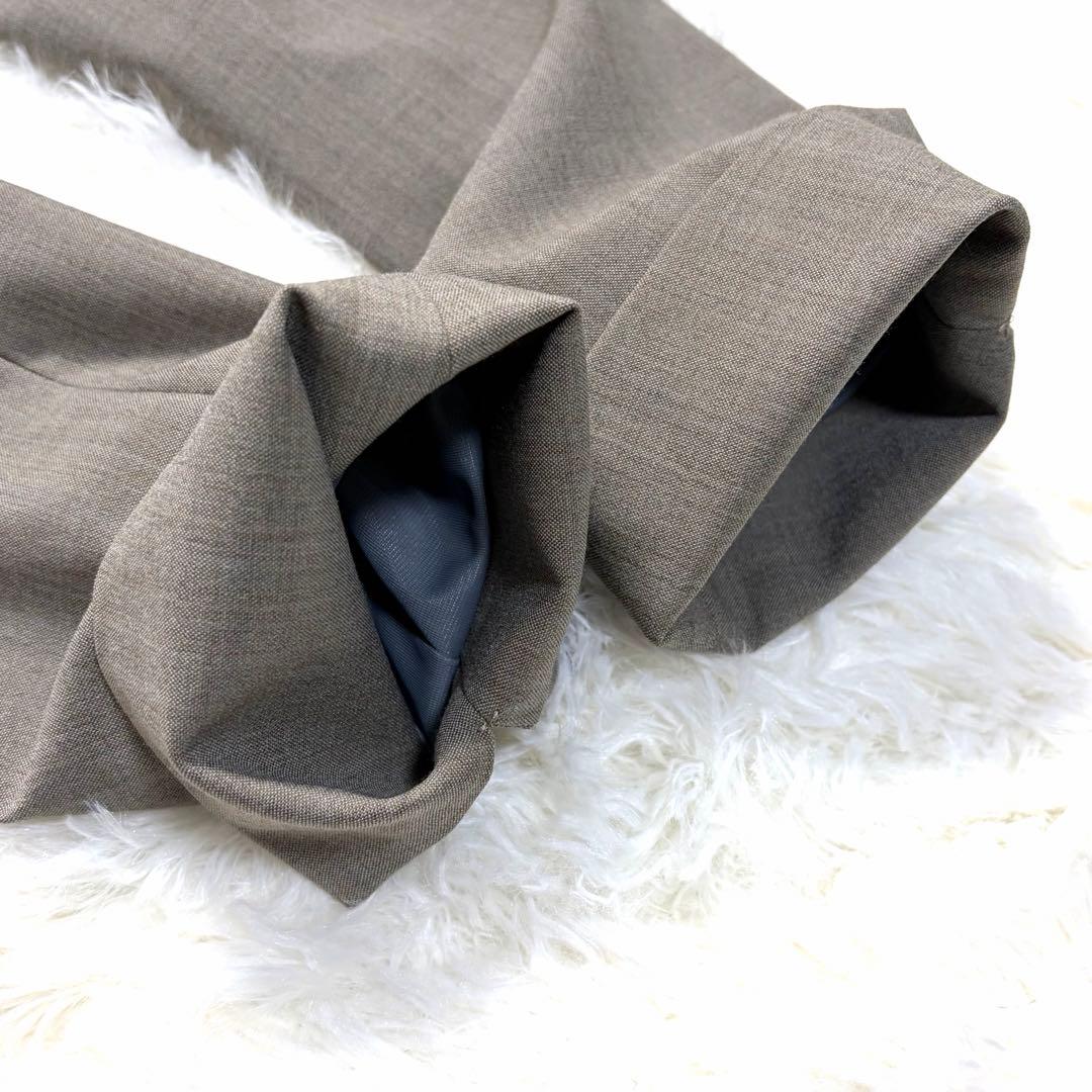 【美品】グリーンレーベルリラクシング カチリラ ノーラペル ワイドパンツ 36