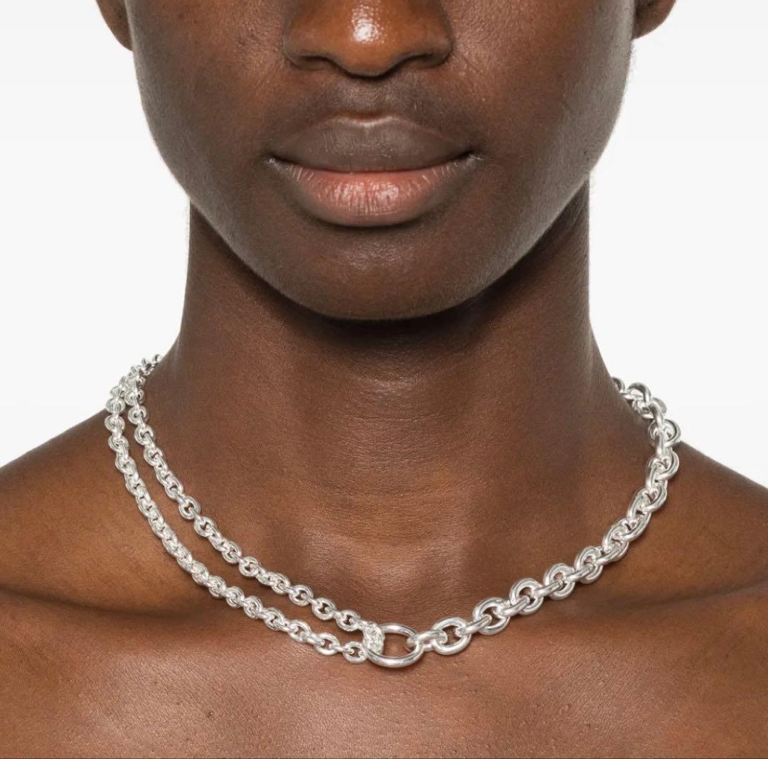 【人気】ALL BLUES オールブルース　ネックレス　ダブルチェーン