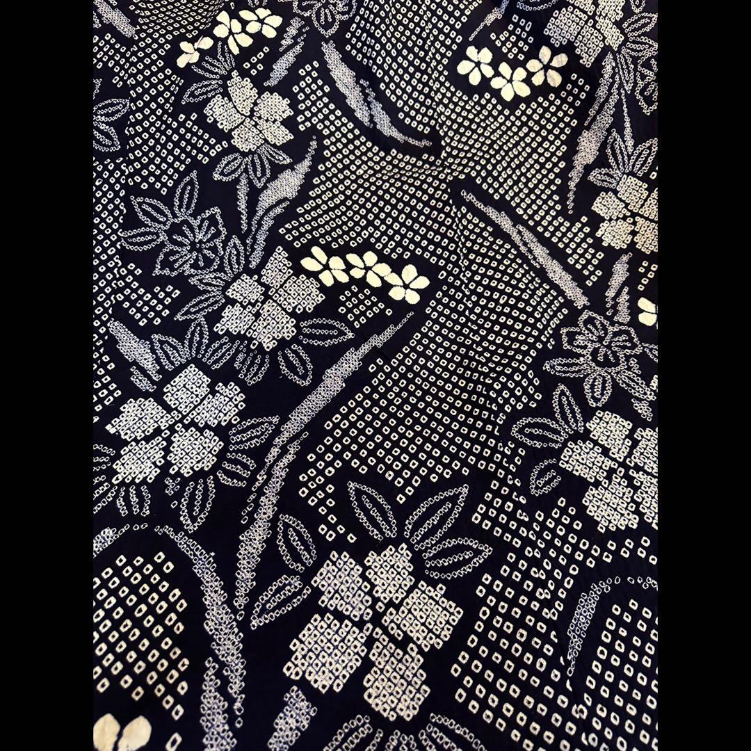 2点セット 希少サイズ‼️トールサイズ身幅大‼️新品美品　有松鳴海絞り浴衣 藍染に白