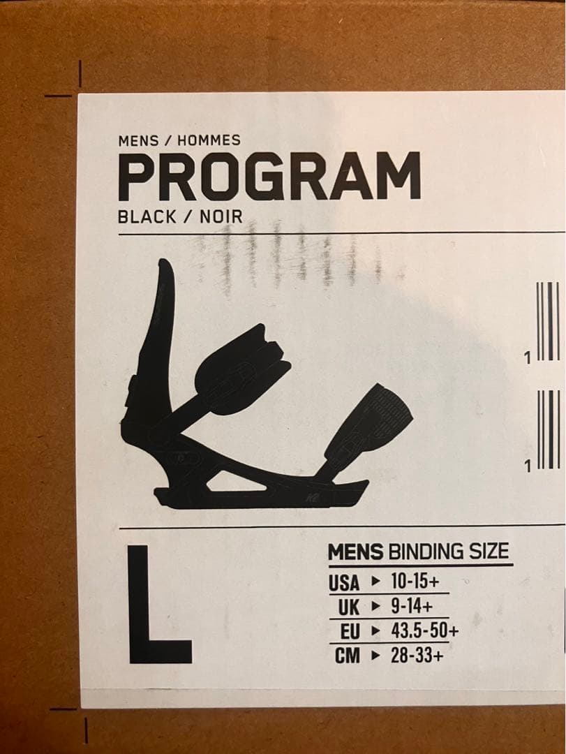 24-25 K2 PROGRAM Lサイズ ビンディング