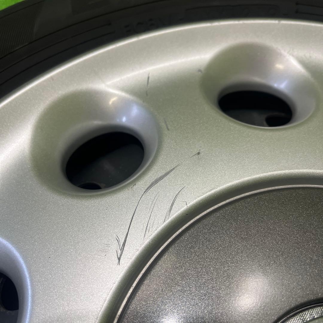 れ① 2本 ココア純正鉄ホイール　155/65R14セット！