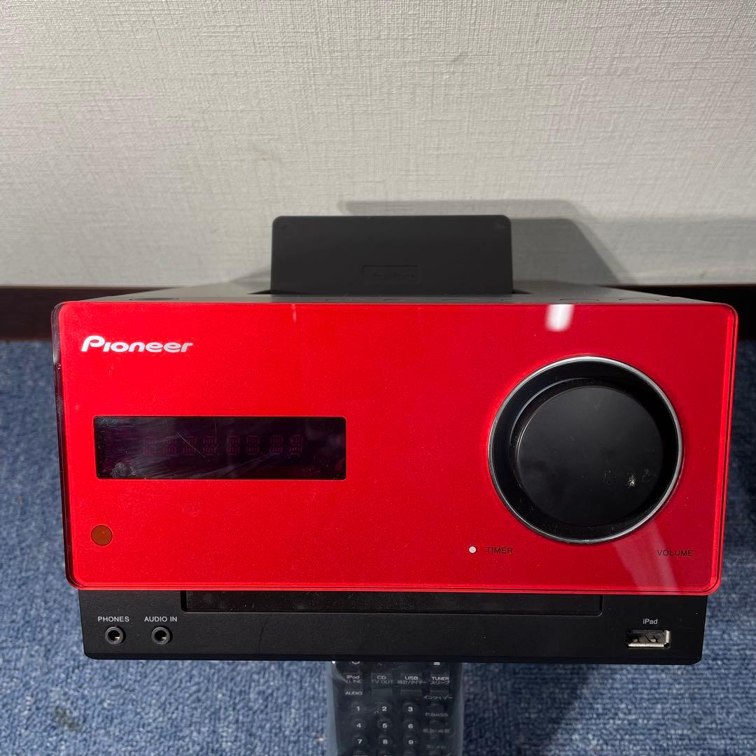 【美品・付属品完備】Pioneer X-CM31-R ミニコンポ レッド