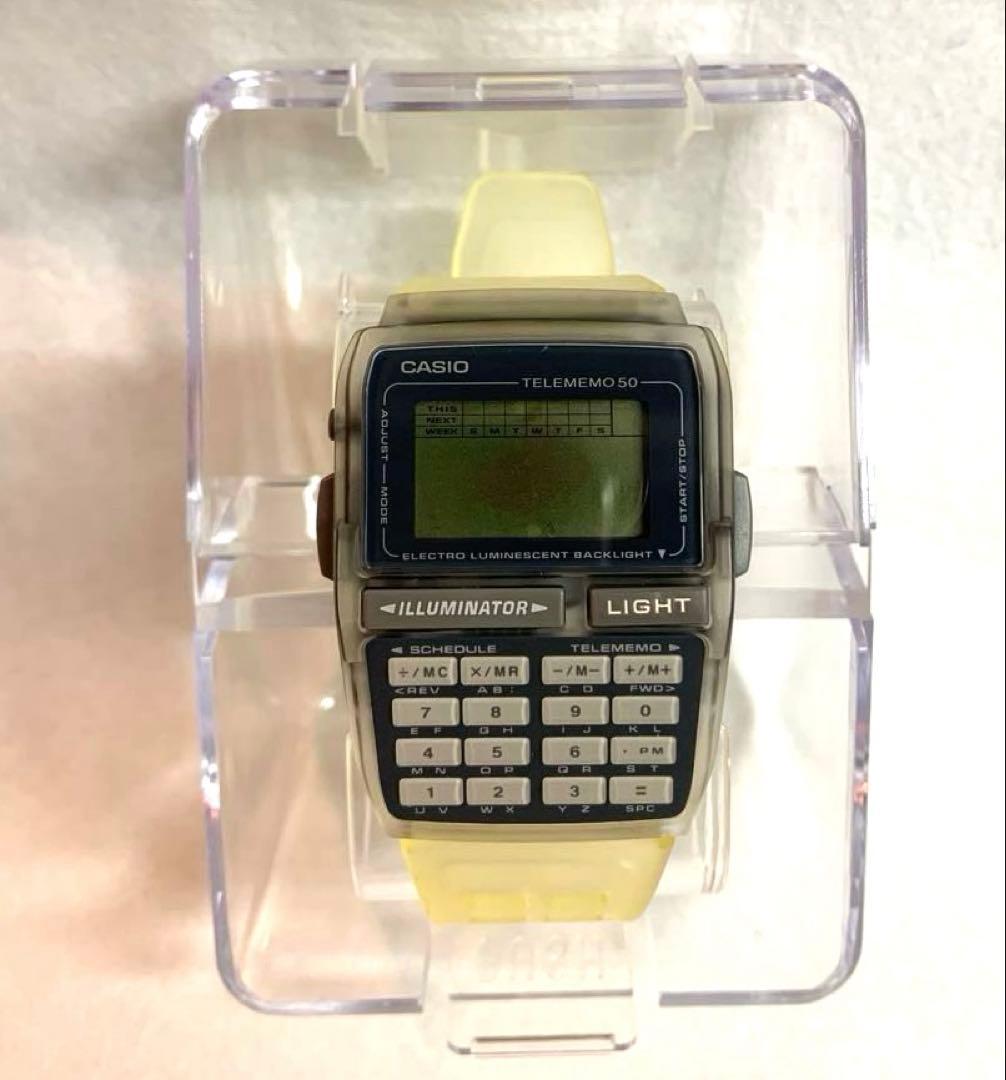 【新品未使用】カシオデータバンク CASIO DBC-63ミッキーデジタル腕時計
