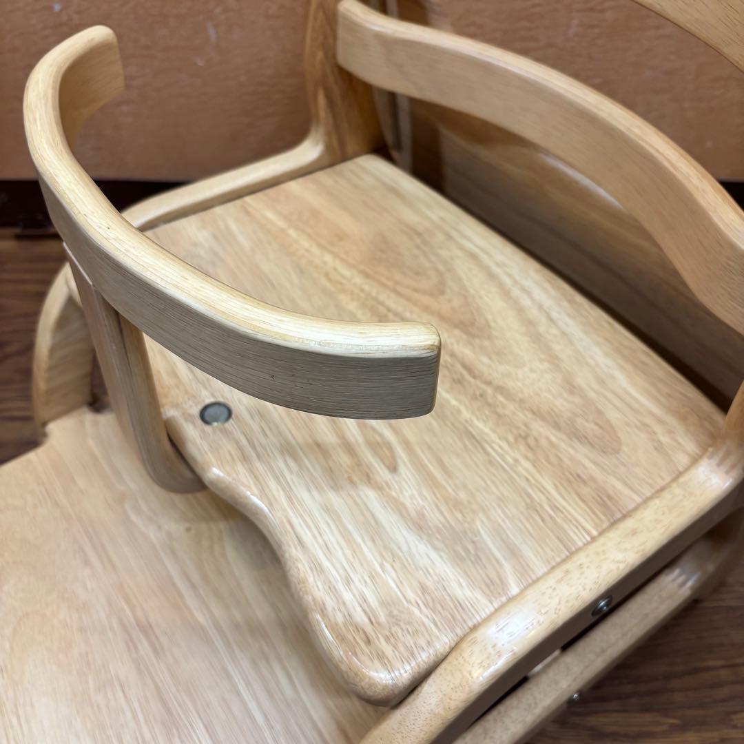 ☆美品☆【大和屋】すくすくローチェアII ナチュラル