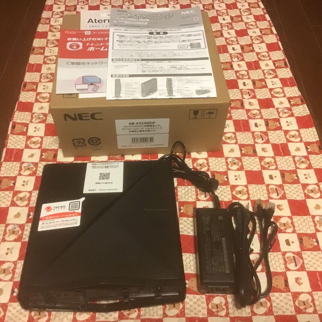 NEC Aterm WX5400HP 無線LANルーター　中古美品