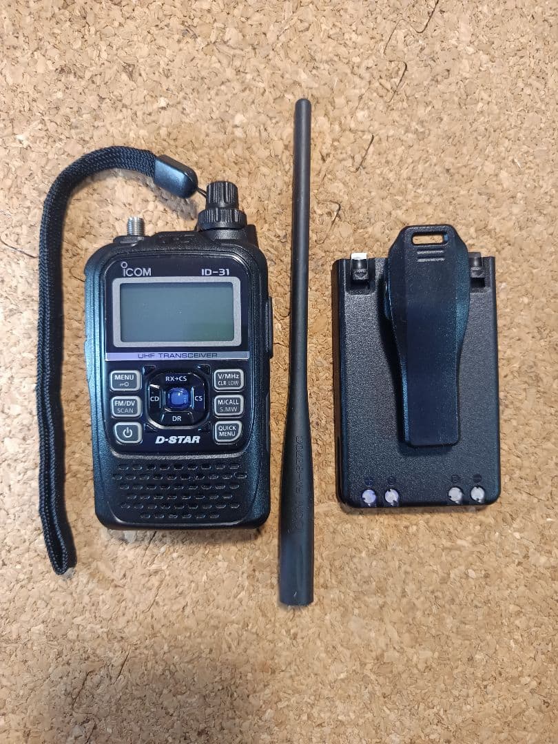 ICOM ID-31(D-STAR)★USB充電ケーブル付属★防水ゴム全交換済