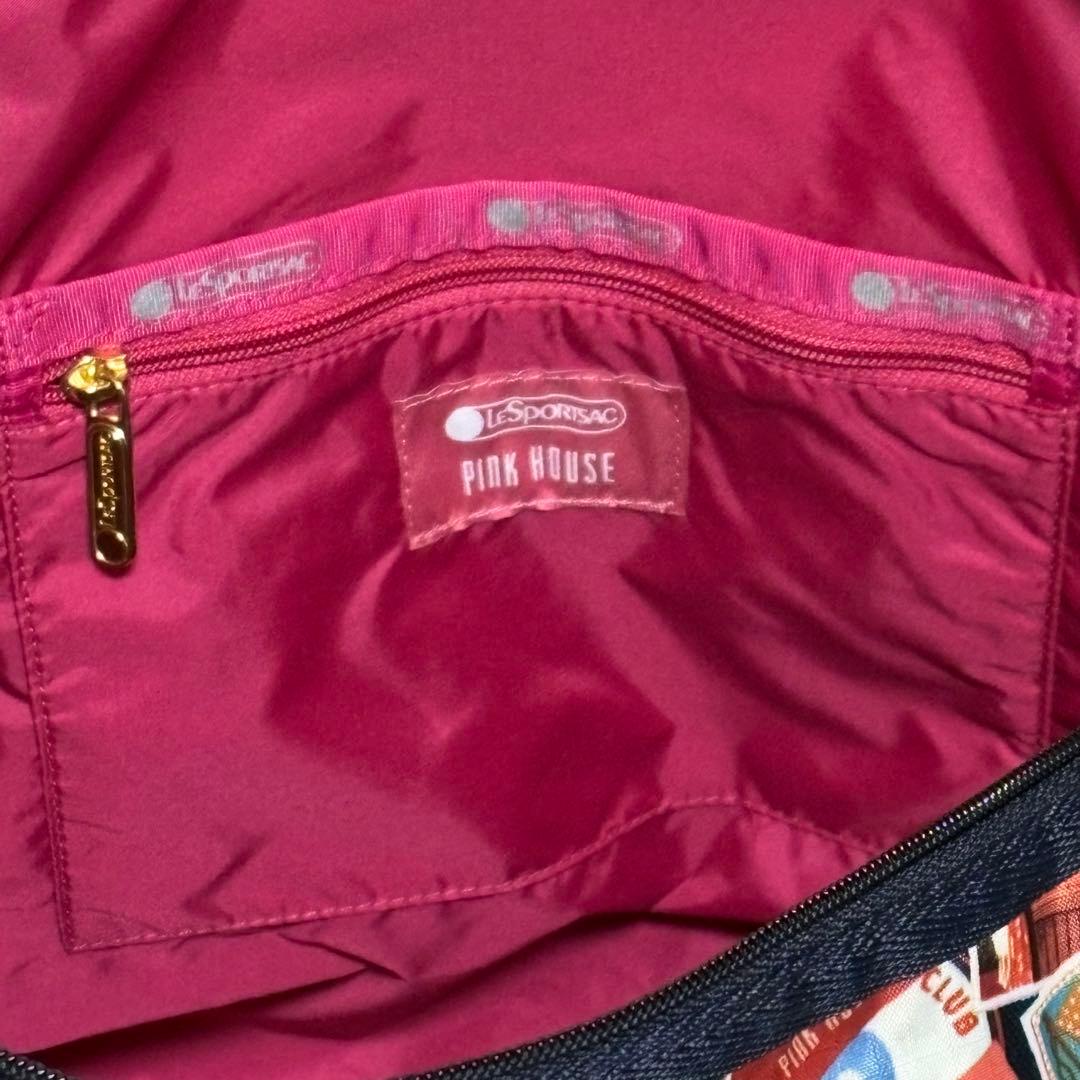 【新品タグ付】レスポートサック×ピンクハウス ミディアムハーパーバッグ ワッペン