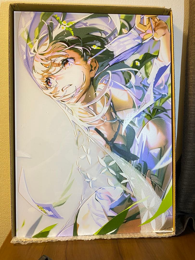 米山舞 『SEE YOU』 直筆サイン入り アクリルUV印刷複製原画