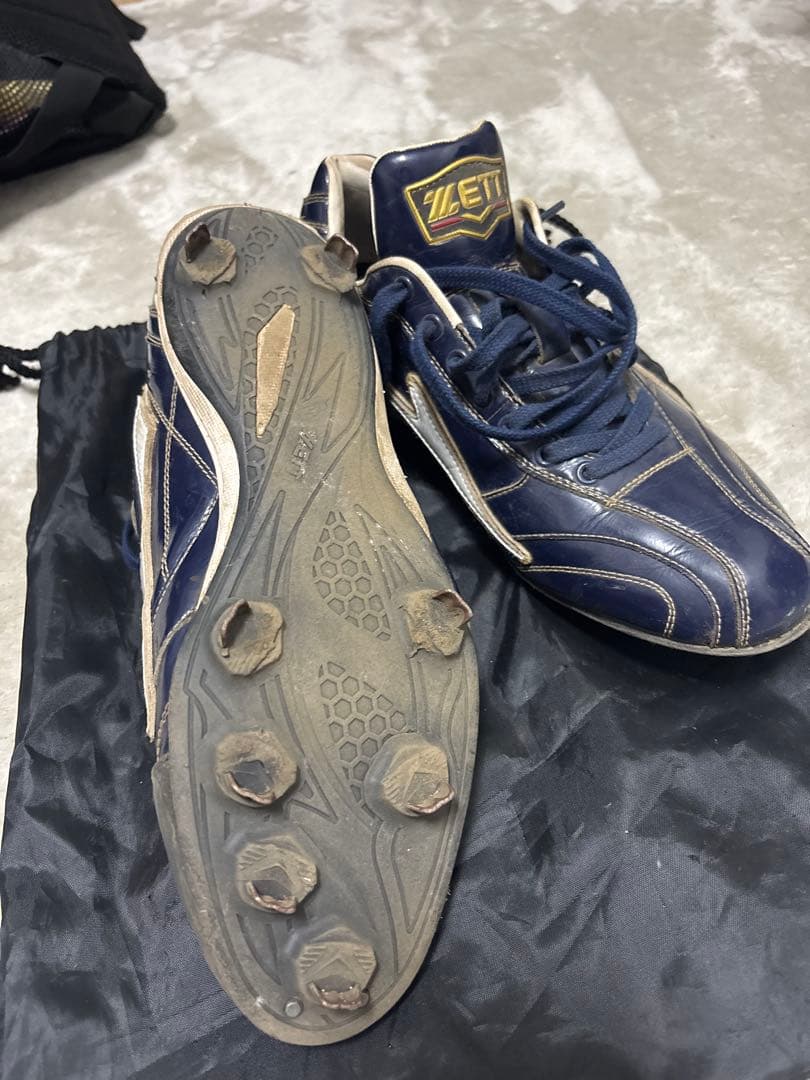 ゼットオーダー 金具スパイク 27.5cm 袋付き