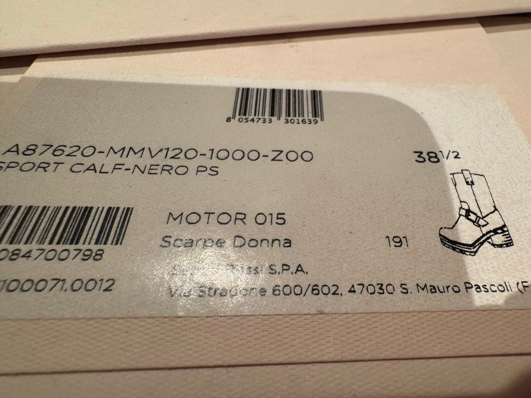 新品　Sergio Rossi セルジオ ロッシ サイドゴアブーツ　38.5