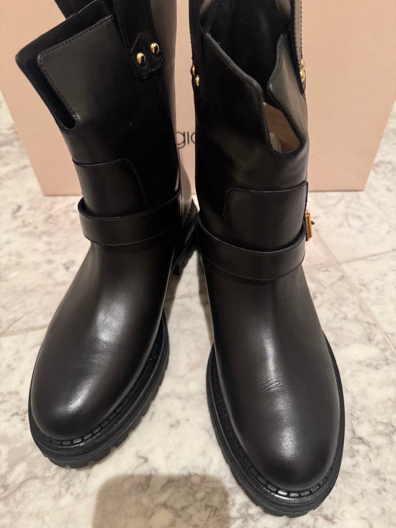 新品　Sergio Rossi セルジオ ロッシ サイドゴアブーツ　38.5
