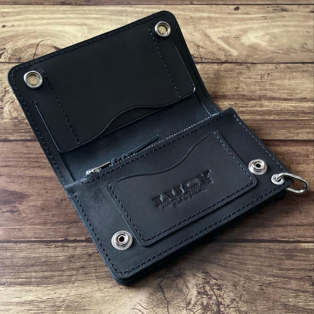 【Rj】トラッカーウォレット150（ミドル）3層【お札を折らずに収納】