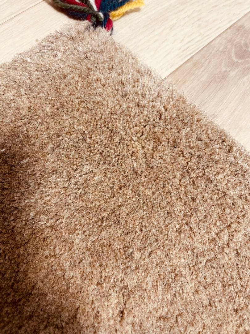 ギャッベ大判期間3Ｗ美品ペルシャ絨毯