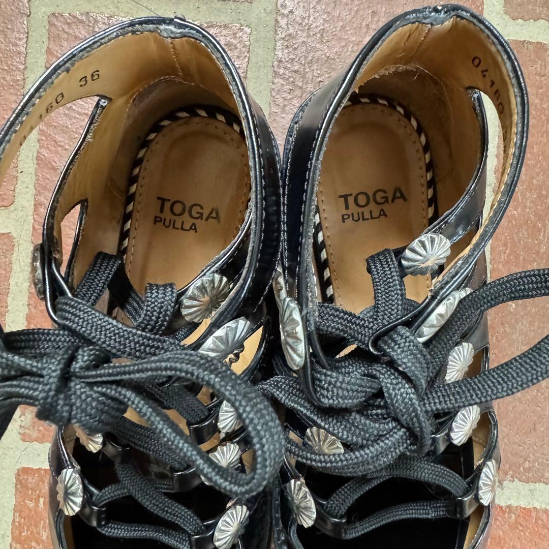 TOGA レースアップシューズ