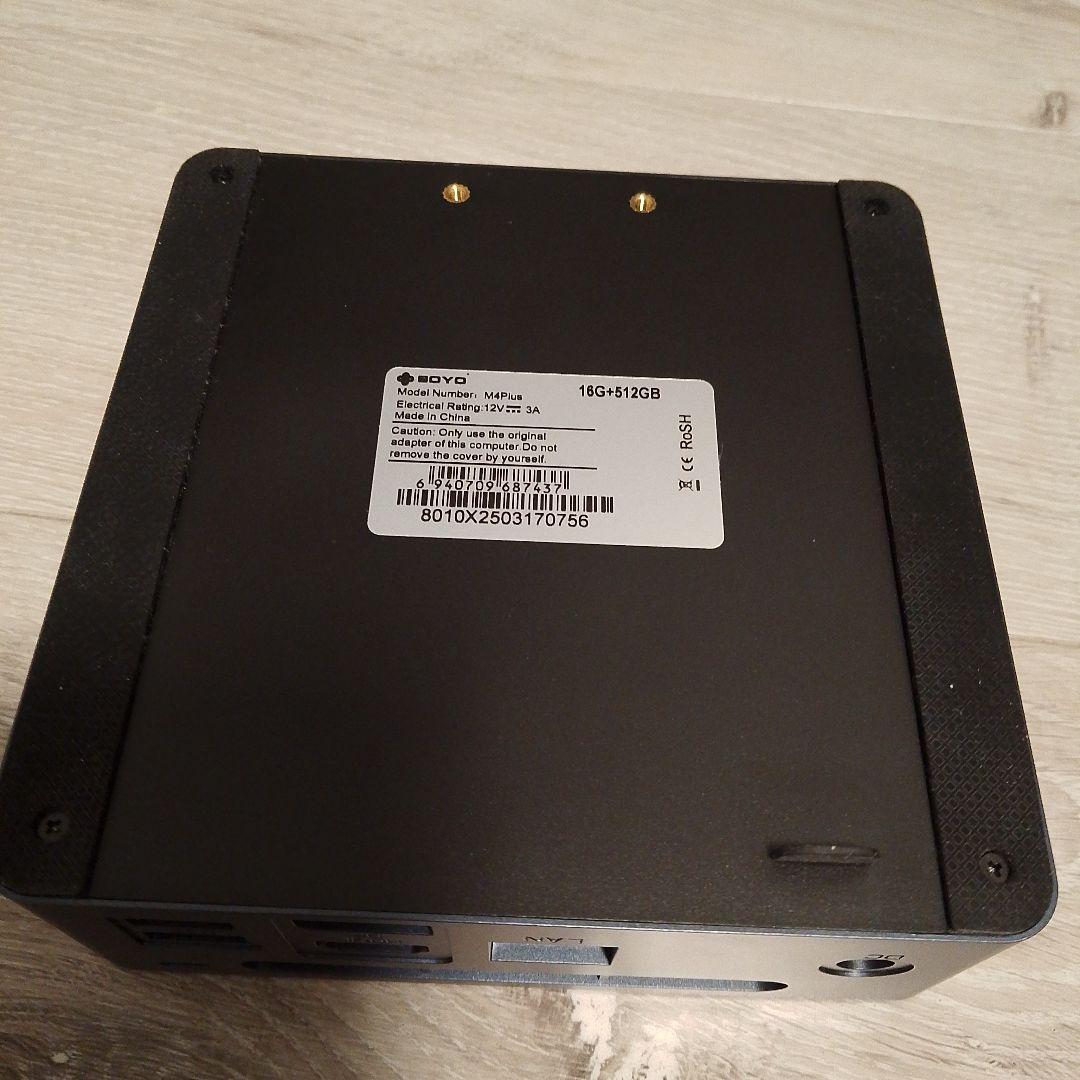 ミニPC SOYO M4 Plus N150 16GB 512GB