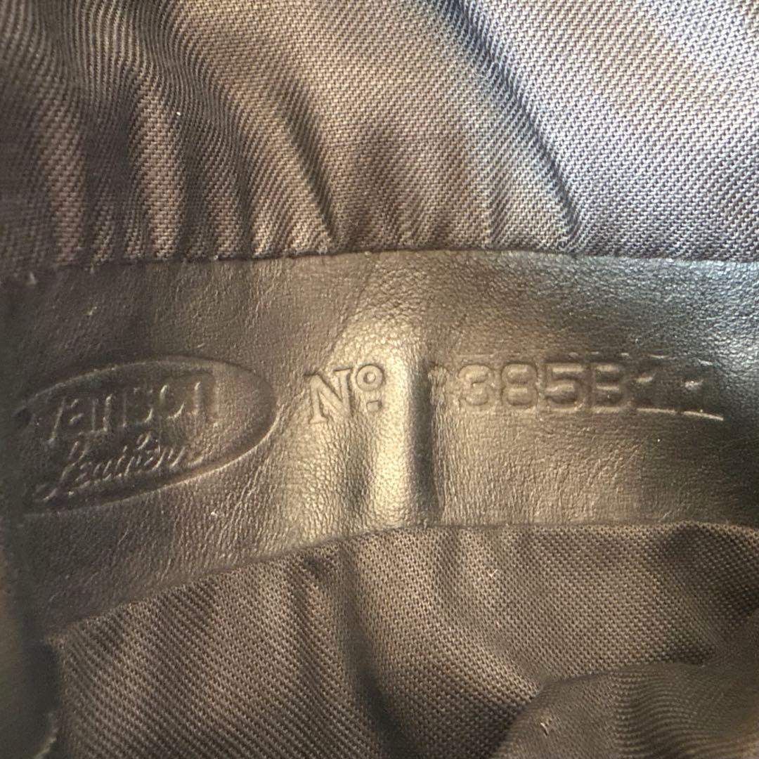 VANSON バンソン TALON 襟付き シングルライダース 希少 40