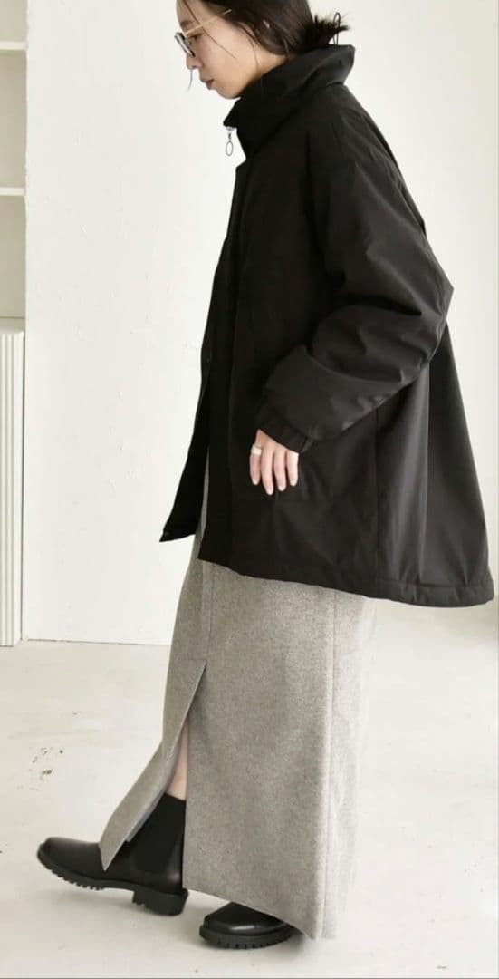 【shiro】quarancielスタンドカラーコート 新品未使用タグ付き