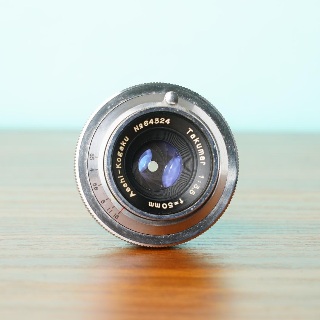 完動品◎ペンタックス Asahiflex 50mm f3.5 フィルムカメラ52