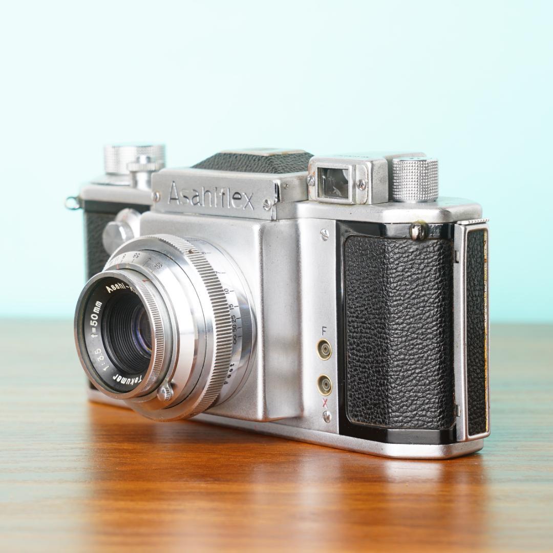 完動品◎ペンタックス Asahiflex 50mm f3.5 フィルムカメラ52